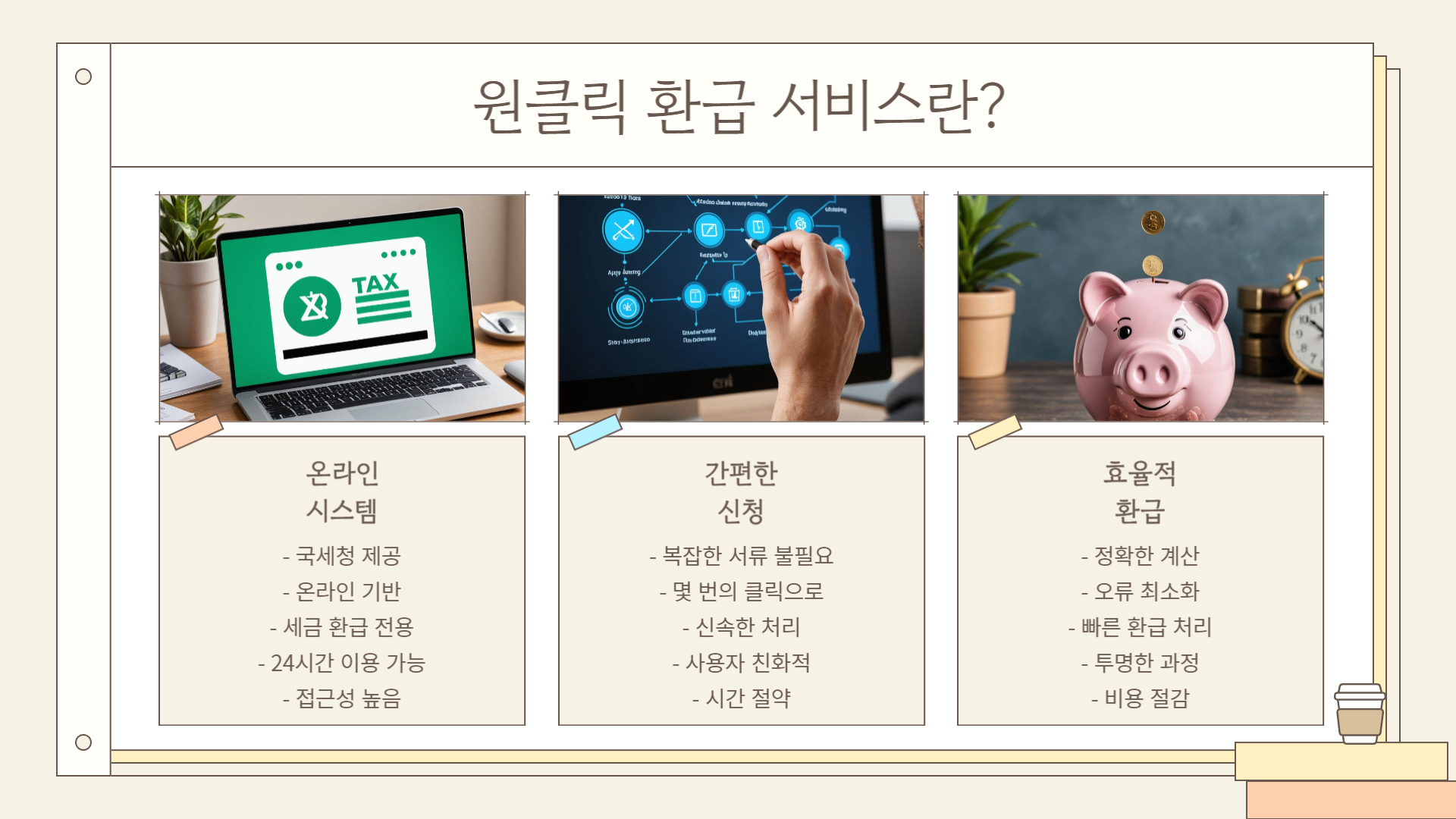 홈택스 원클릭 환급 서비스 신청방법