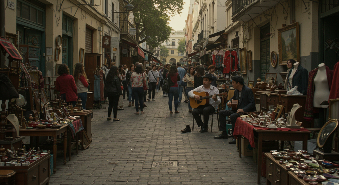 산 텔모 벼룩시장