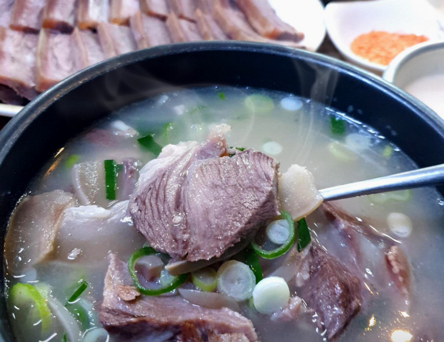 백반기행 강릉바다밥상 소머리국밥 소머리특수부위수육