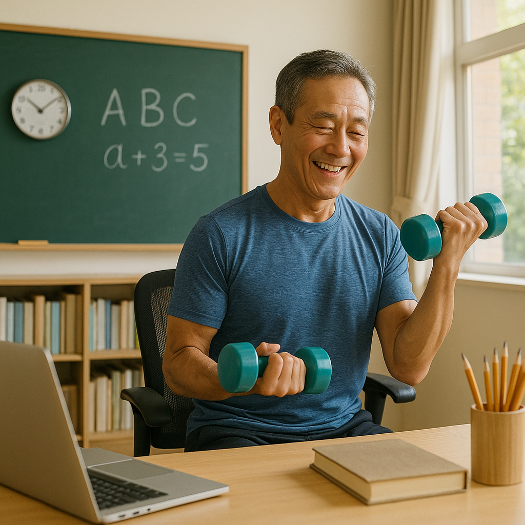 교사 중년 건강관리 (직업병, 체력관리, 스트레스)