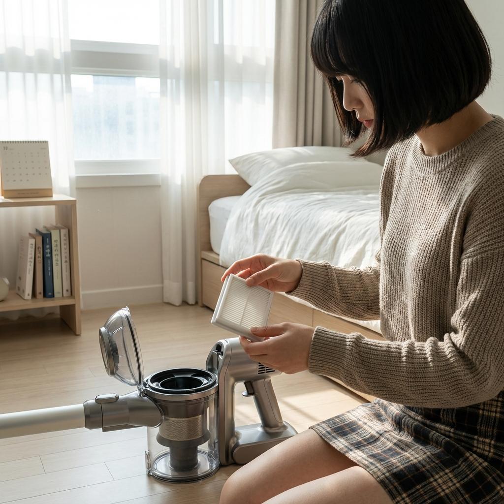 침구 청소기 헤파필터가 매트리스 청소에 필수인 이유