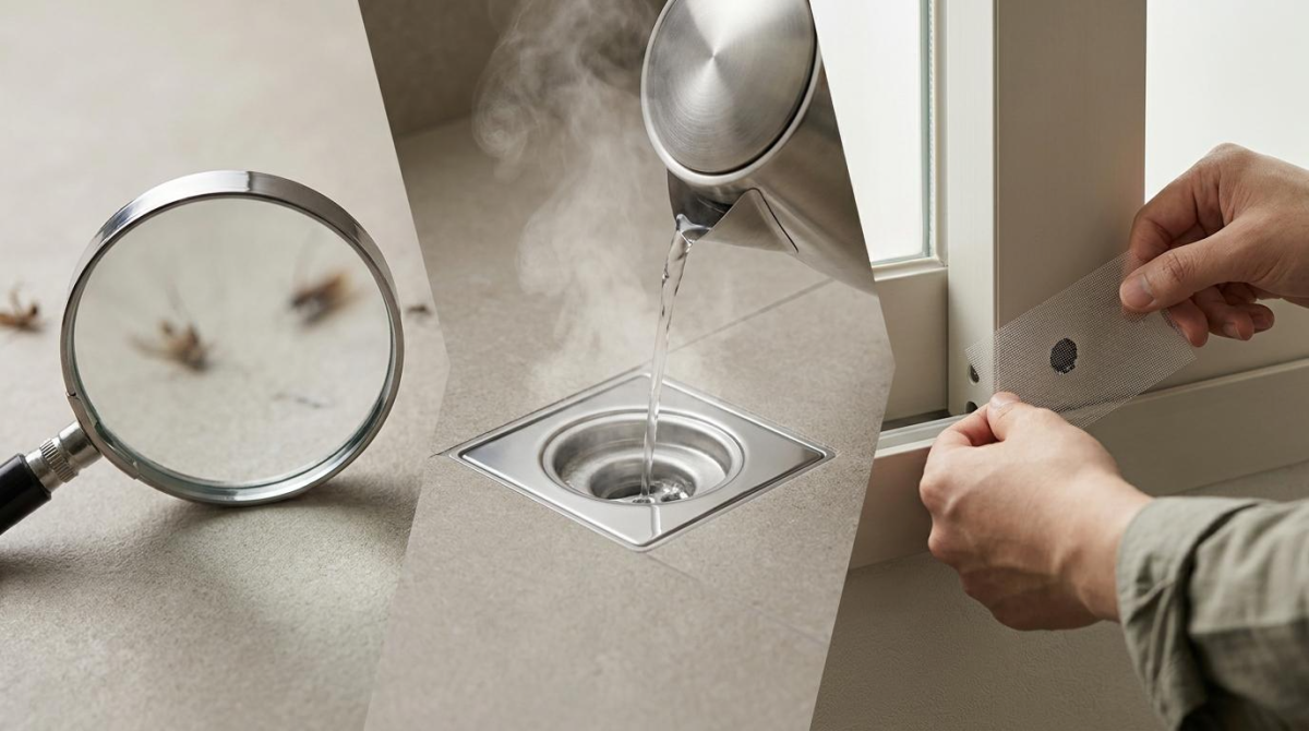 해충 박멸 3단계: 정확한 분류, 서식지 타격, 유입로 차단 프로세스