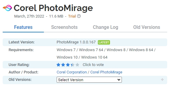 Corel-PhotoMirage