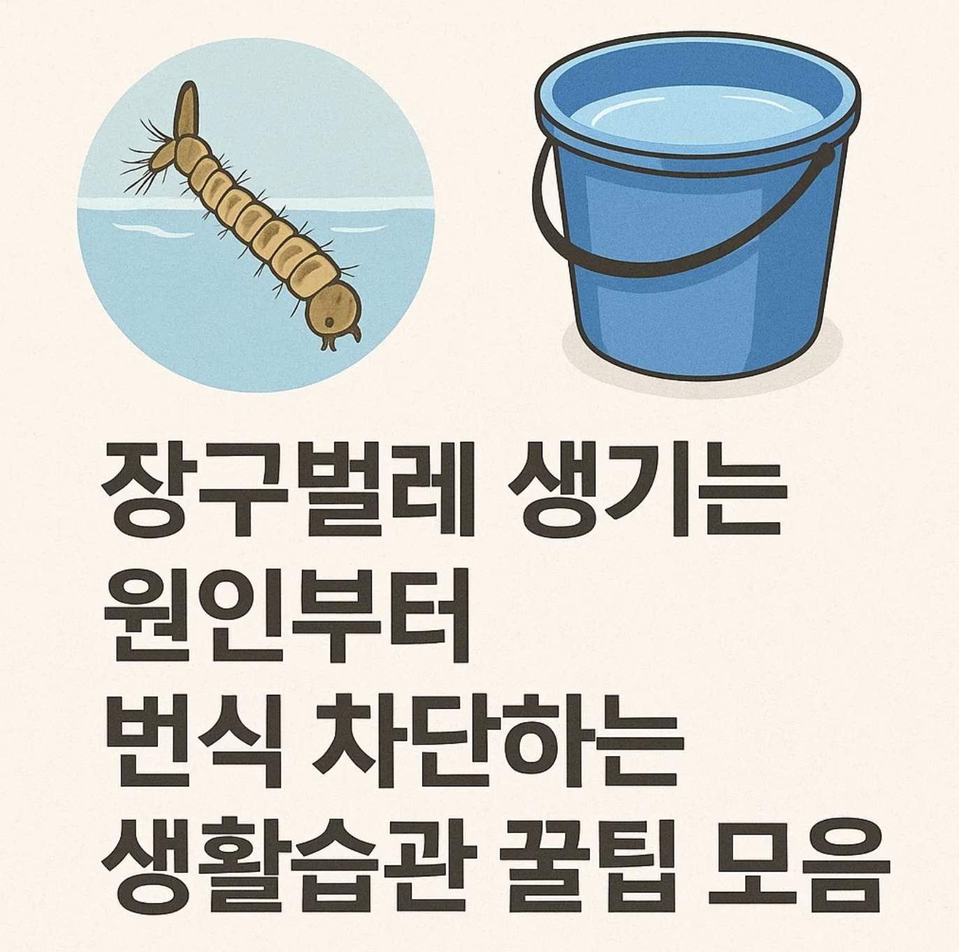 장구벌레 생기는 원인부터 번식 차단하는 생활습관 꿀팁 모음