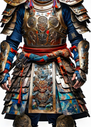 화려한 갑옷 사진