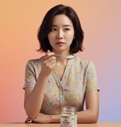 차전자피의 먹는법에 대해 알려주는 여성