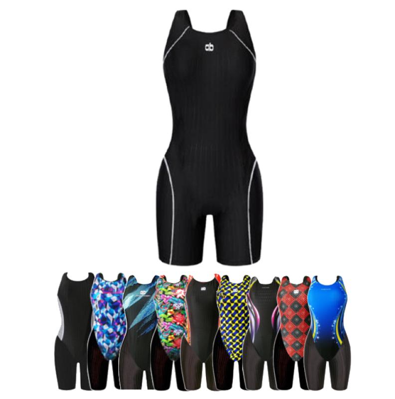 실내수영복 반신 빅사이즈 아쿠아로빅 아레나 여성 1713 반팔 강습 실내수영장수영복