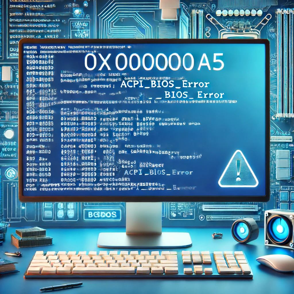윈도우 블루스크린 오류 코드 0x000000A5: ACPI_BIOS_ERROR 원인 및 해결 방법