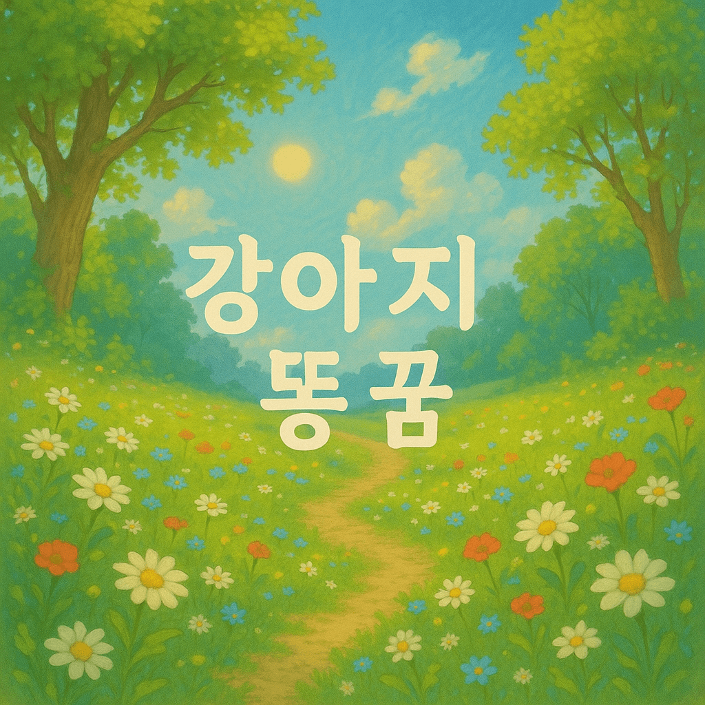 강아지 똥 꿈 해몽