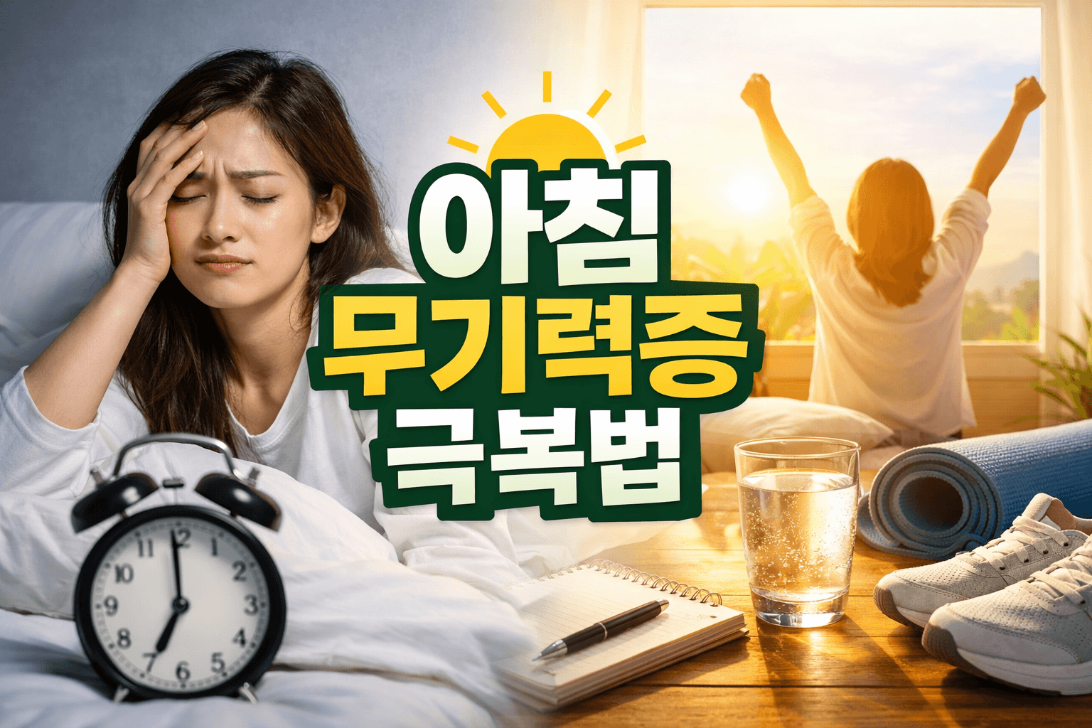 아침 무기력증 극복법으로 생산성 2배 높이는 방법