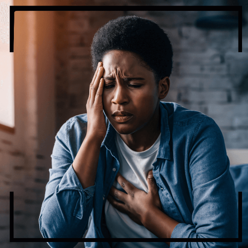 심장이 쪼이는 느낌