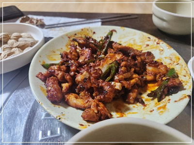 못골실비 닭불고기