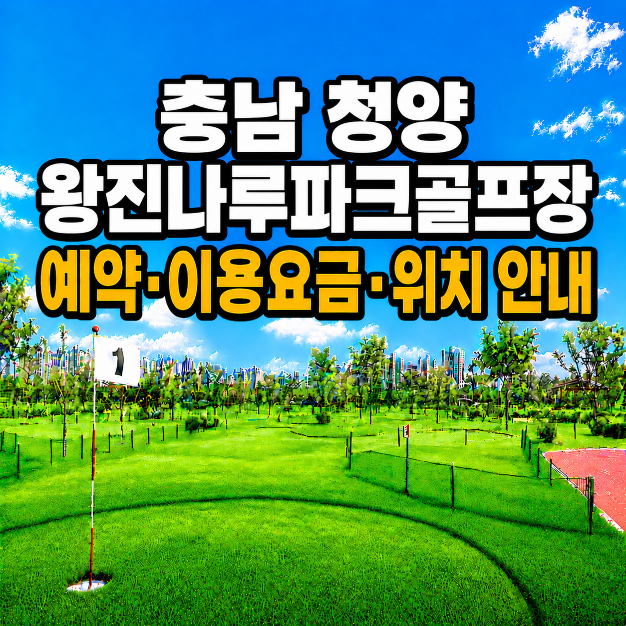 충남 청양 왕진나루파크골프장 예약하는 법·이용요금·위치 한눈에 정리