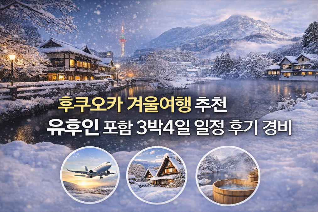 후쿠오카+유후인 3박4일 20만원으로 완벽여행 후기