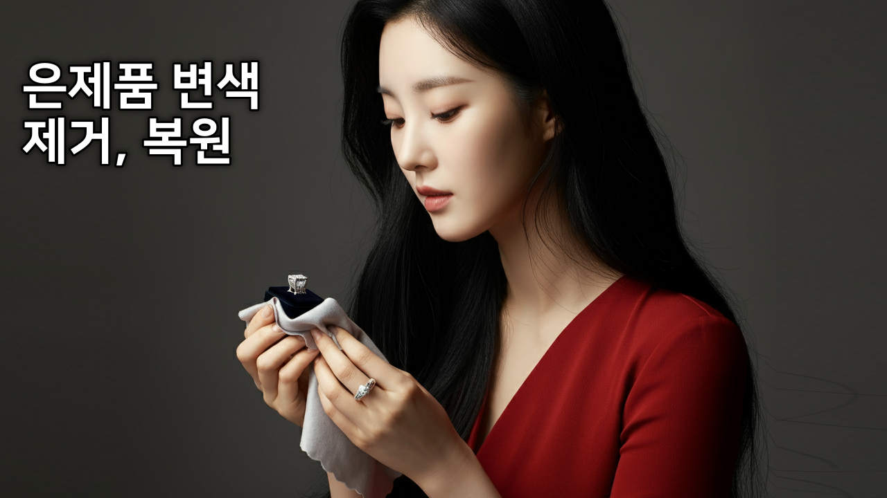 은 반지, 은 제품 변색 세척 방법 은제품 변색 제거, 복원 방법