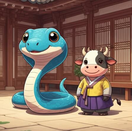 청색뱀-소-참고-이미지