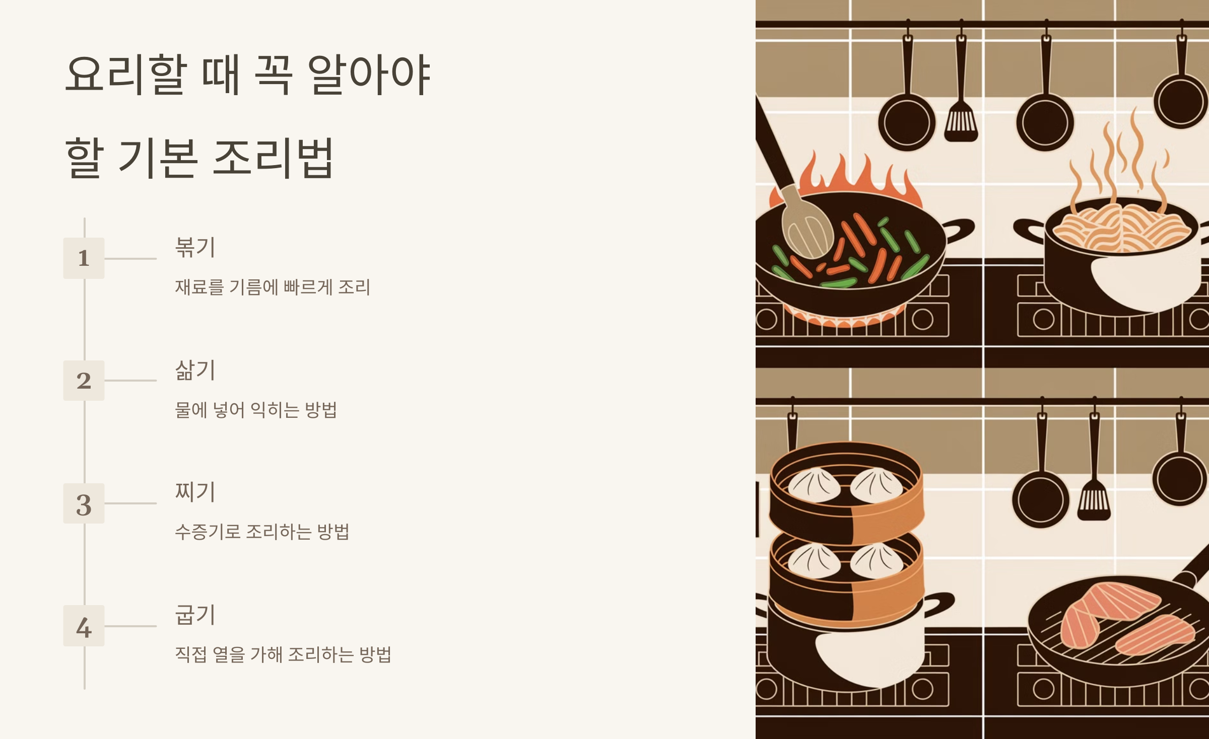 요리 초보를 위한 쉬운 레시피 가이드