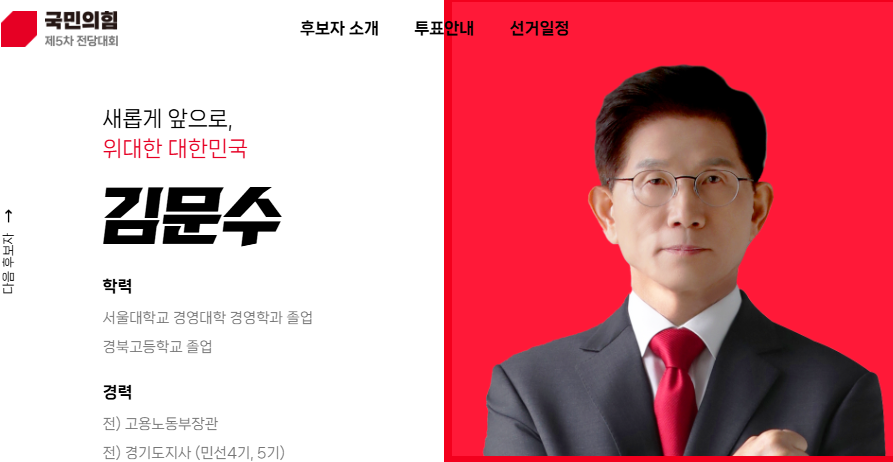 김문수 후보