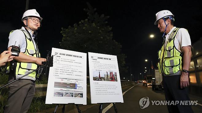 오세훈 시장. 성수대교 시험