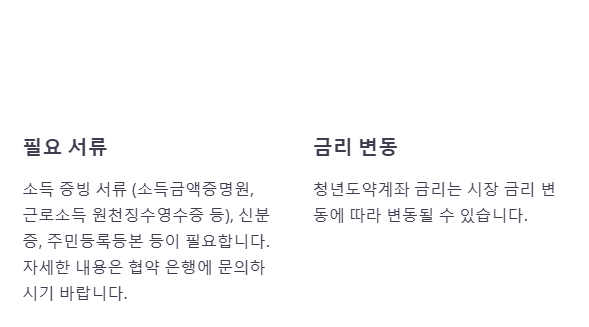 청년도약계좌 관련 자주 묻는 질문