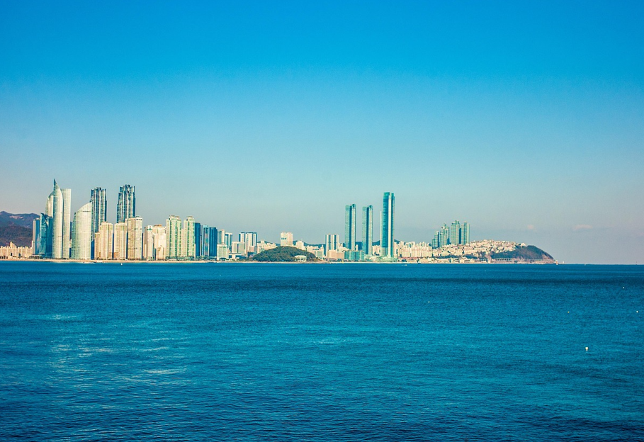 이기대에서 바라보는 전망 사진