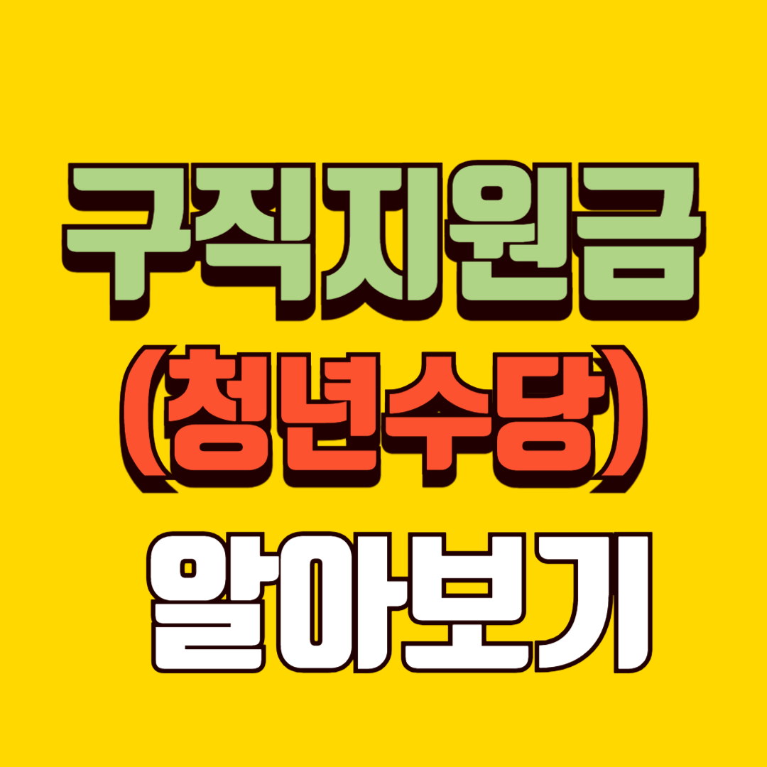 구직지원금(청년수당)