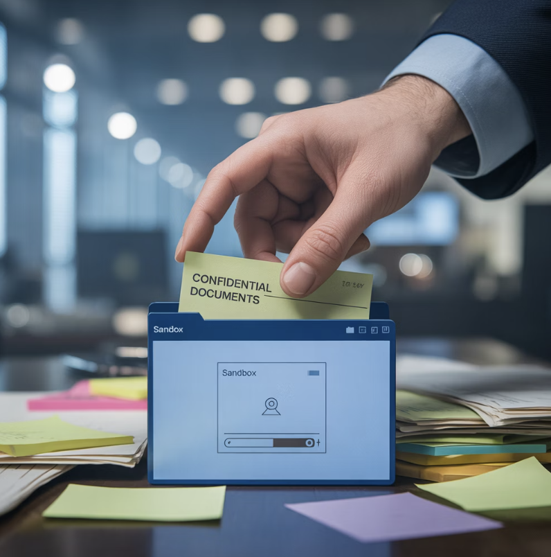 의심스러운 파일&amp;#44; &amp;#39;던져 넣고&amp;#39; 실행하기