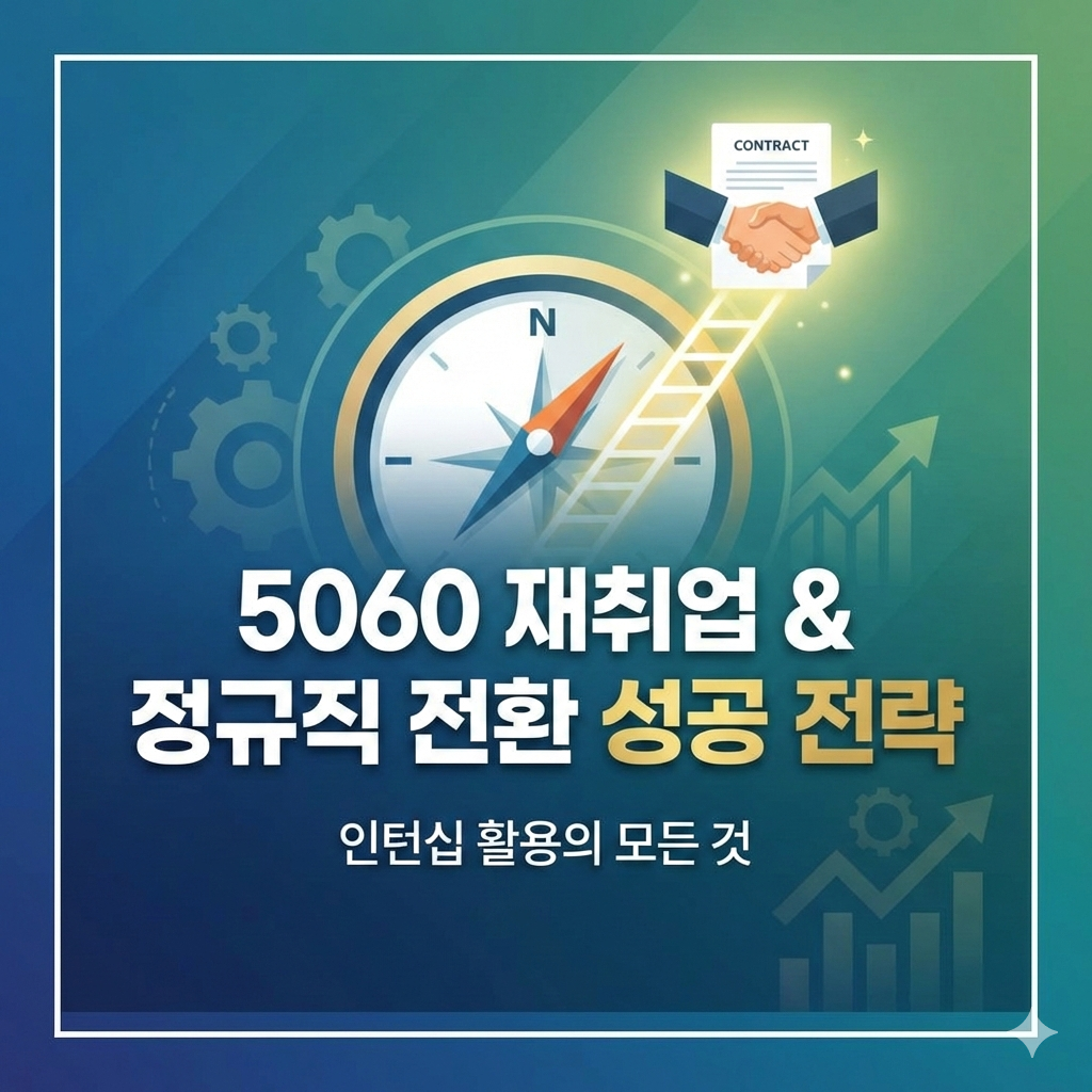 2026년 5060 재취업 인턴십 정규직 전환율 현실과 합격 전략 분석