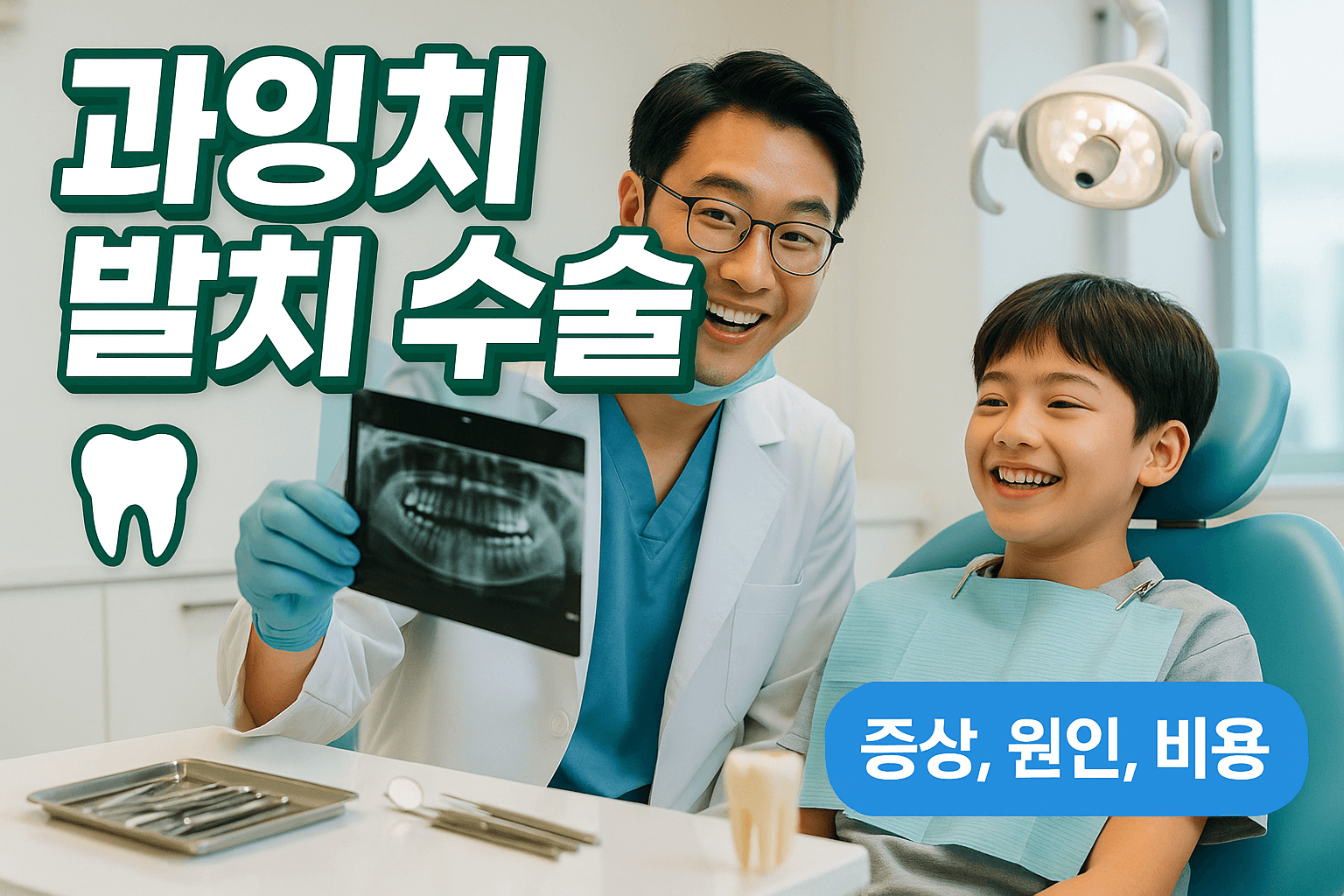 과잉치 발치 수술 증상 원인 비용 알아보기