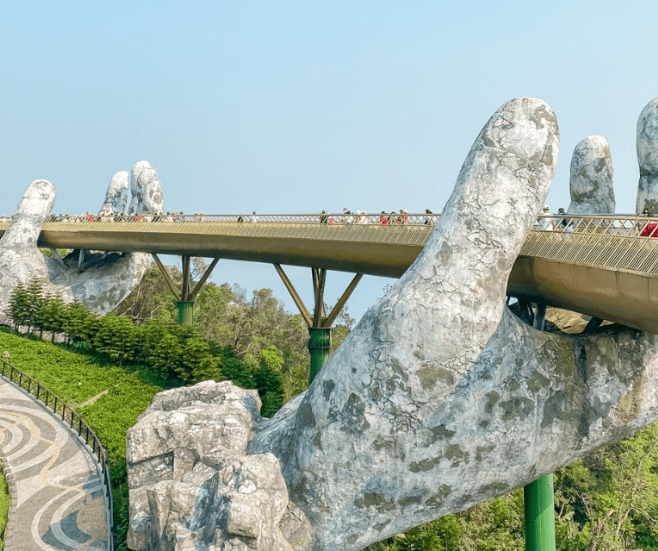 다낭 베트남 위치 좋은 관광지 추천 골든 브릿지