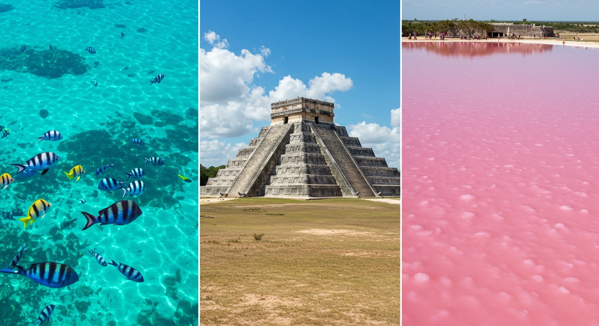 칸쿤 핵심 액티비티 셀하, 치첸이트사, 핑크라군 비교 정보