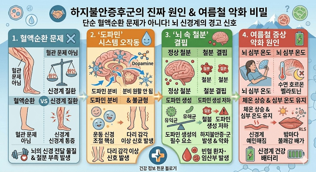 하지불안증후군의 원인과 악화