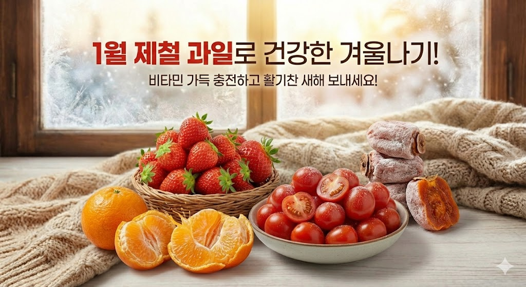 1월 제철과일로 겨울 나기