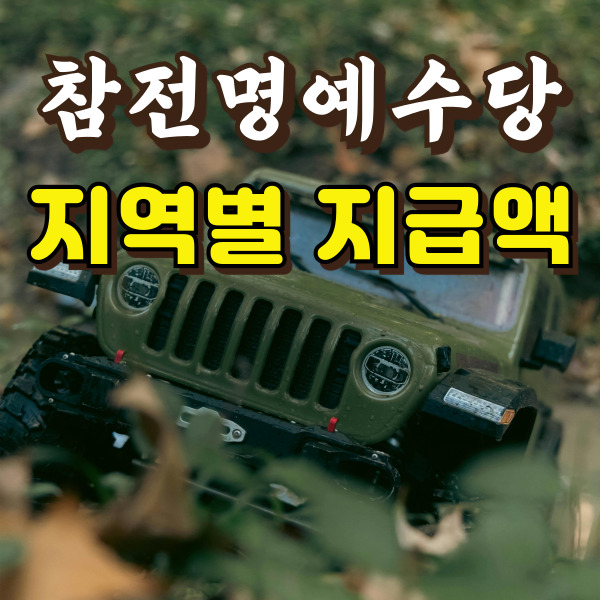 군용차량이 운행중이에요.