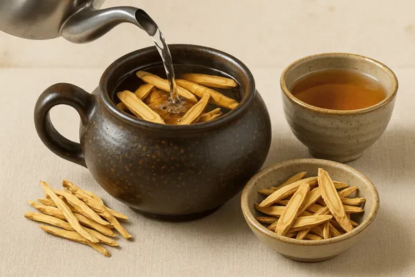 황기차 끓이는 법 꿀조합