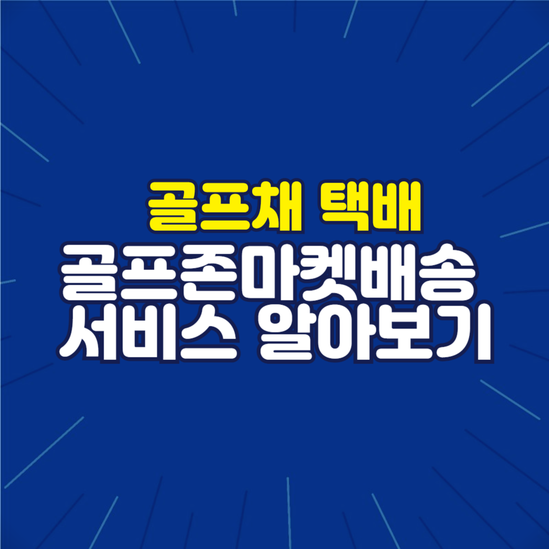 골프채 택배 보내기