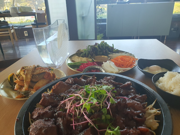 황태해장국 여주고추장불고기