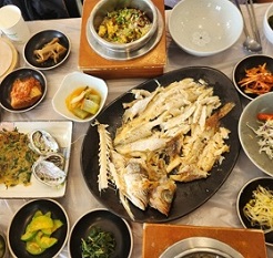 반건조생선구이