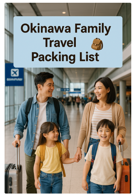 오키나와 가족여행 준비물 총정리