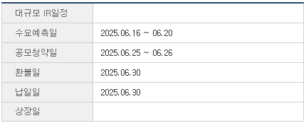 싸이닉솔루션-공모주-청약일정