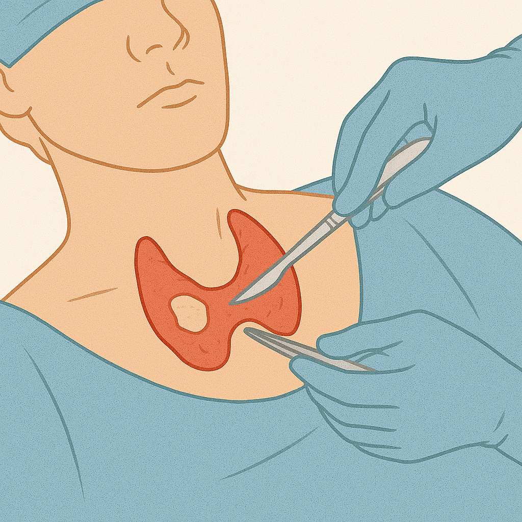 갑상선 암의 생활 속 관리법을을 설명하는 이미지