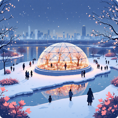 한강페스티벌 겨울 봄ON한강 가상 이미지