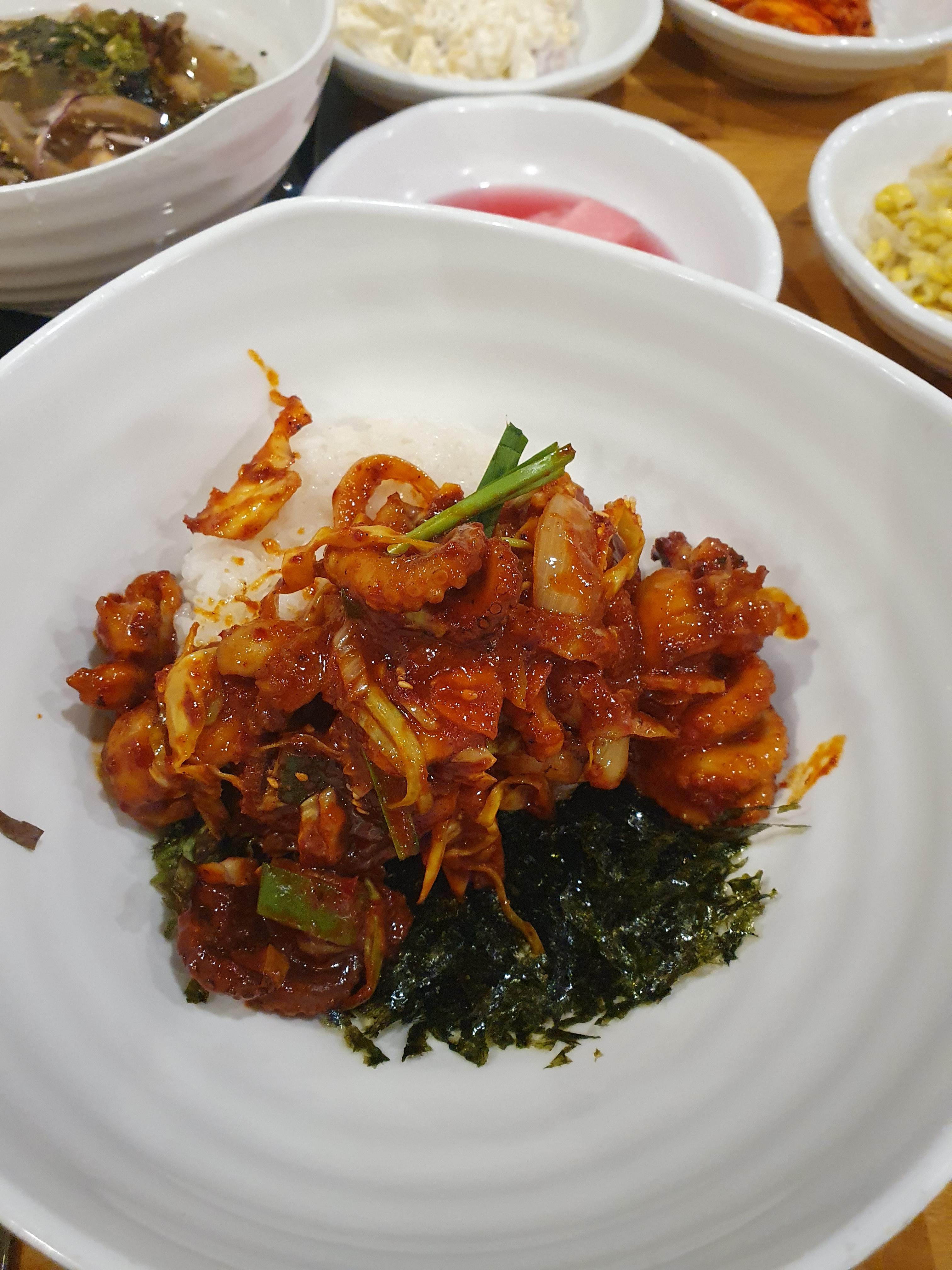 계산동 맛집 복사꽃피는집 쭈꾸미 볶음 비빔밥 만들어봅시다!