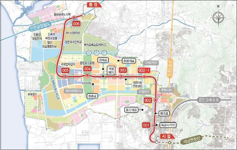 대우산업개발, 7호선 청라연장선 4공구 건설공사