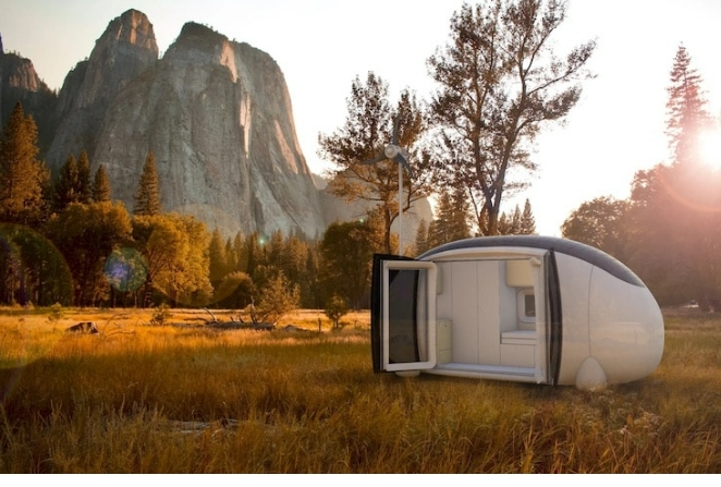 계란 모양의 작은 집 &#39;에코캡슐&#39; VIDEO: Ecocapsule Releases Egg-Shaped Tiny Homes With Panoramic Windows