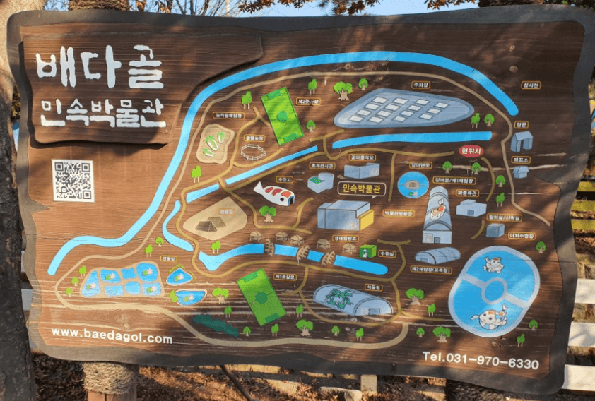 배다골테마파크-전체도