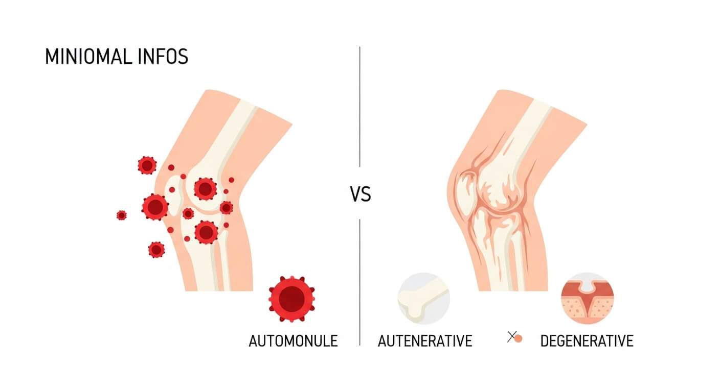 류머티즘 vs 골관절염 (자가면역 vs 퇴행성 차이)