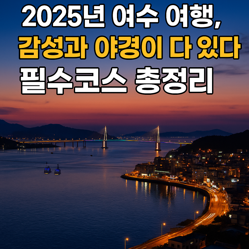 2025년 여수 여행, 감성과 야경이 다 있다! 필수코스 총정리-라고-적힌-이미지