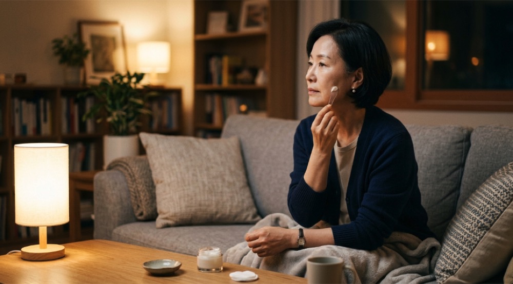 저녁 관리 중