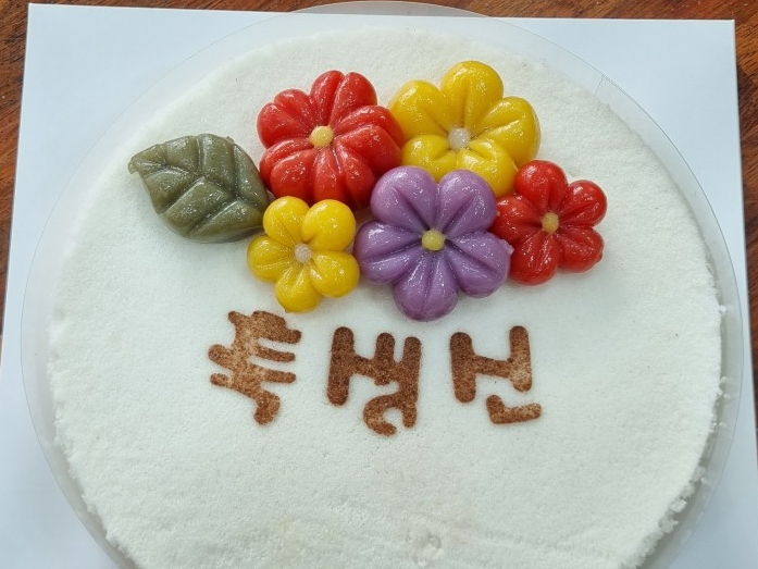 모란꽃떡